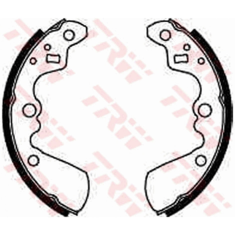 TRW GS8597 Brake Shoe Set Rear for