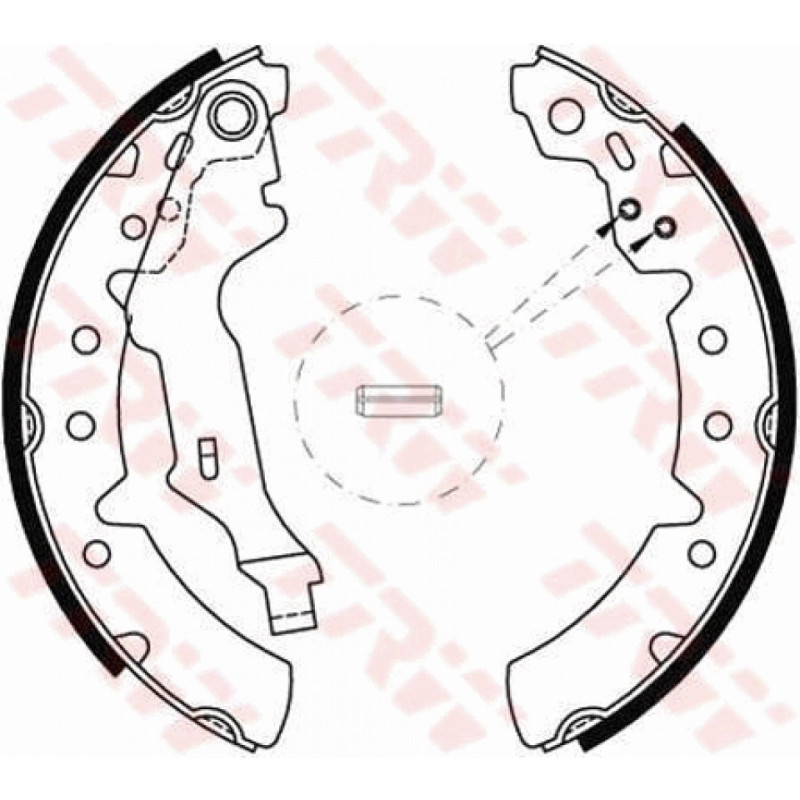 TRW GS8603 Brake Shoe Set Rear for