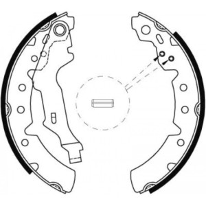 TRW GS8603 Brake Shoe Set Rear for