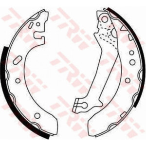 TRW GS8607 Brake Shoe Set Rear for