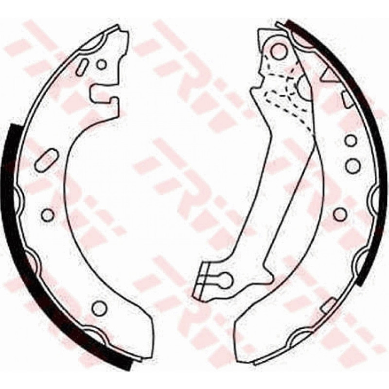 TRW GS8607 Brake Shoe Set Rear for