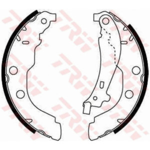 TRW GS8617 Kit ganasce freno per
