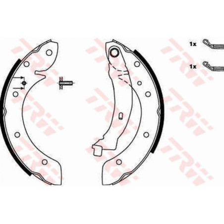 TRW GS8620 Kit ganasce freno per