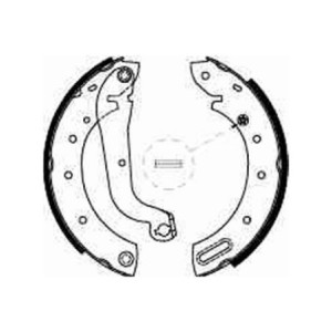 TRW GS8625 Brake Shoe Set Rear for
