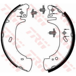 TRW GS8630 Brake Shoe Set Rear for