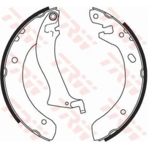 TRW GS8633 Jeu de mâchoires de frein pour