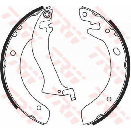 TRW GS8633 Brake Shoe Set for