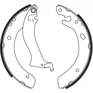 TRW GS8633 Bremsbackensatz für