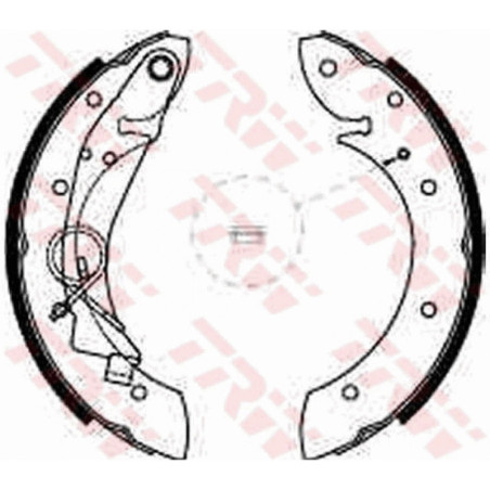 TRW GS8635 Kit ganasce freno per