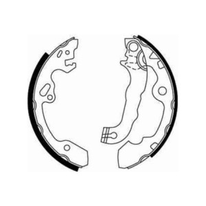 TRW GS8636 Sada brzdových čeľustí pre