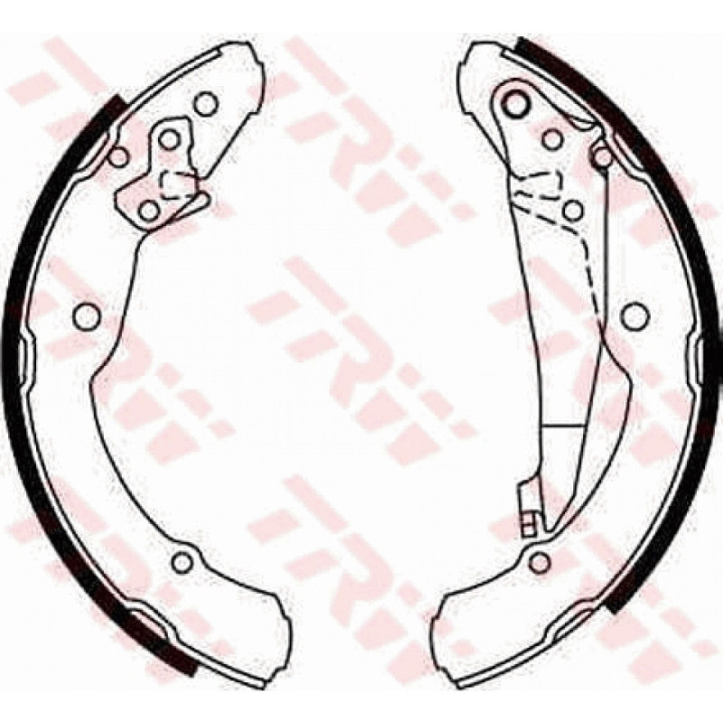 TRW GS8639 Kit ganasce freno per