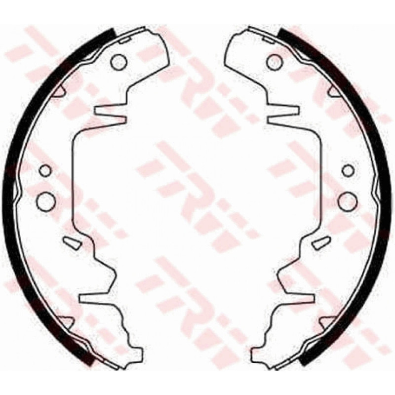 TRW GS8643 Brake Shoe Set Rear for