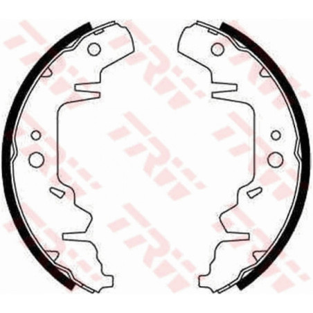TRW GS8643 Brake Shoe Set Rear for