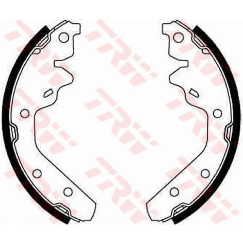 TRW GS8644 Sada brzdových čelistí pro