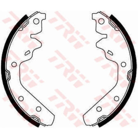 TRW GS8644 Kit ganasce freno per