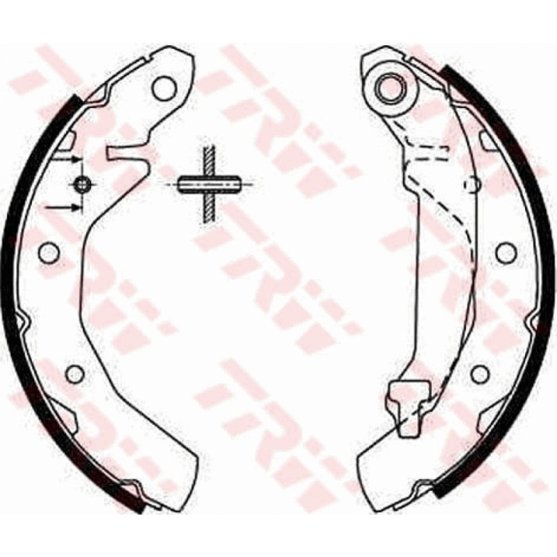 TRW GS8645 Brake Shoe Set Rear for
