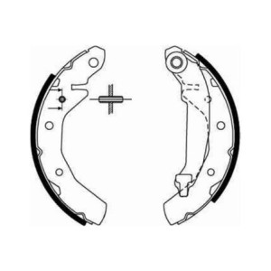 TRW GS8646 Brake Shoe Set Rear for