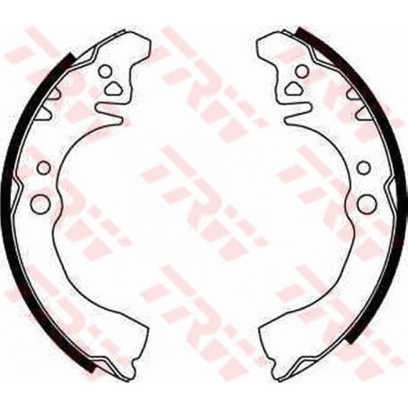TRW GS8648 Brake Shoe Set Rear for
