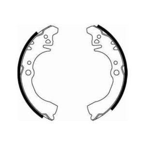 TRW GS8648 Kit ganasce freno per