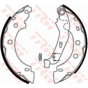 TRW GS8650 Brake Shoe Set Rear for