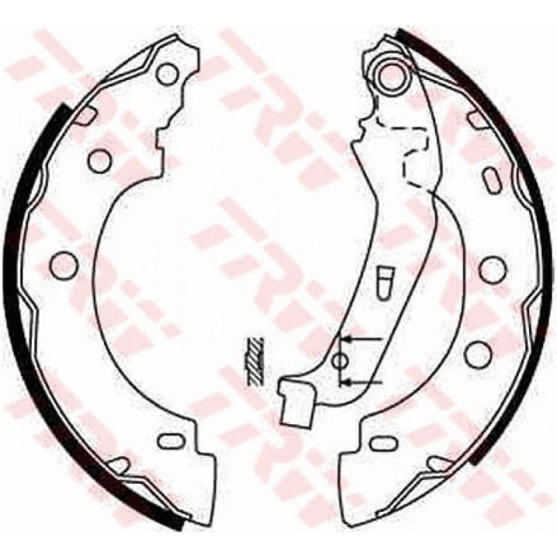 TRW GS8650 Brake Shoe Set Rear for