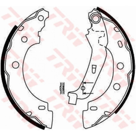 TRW GS8650 Brake Shoe Set Rear for