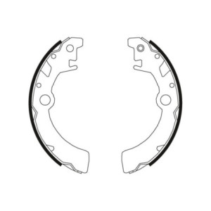 TRW GS8651 Zestaw szczęk hamulcowych dla
