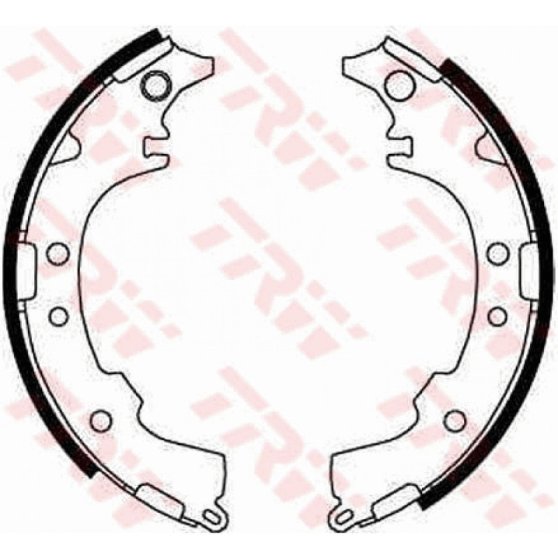 TRW GS8652 Brake Shoe Set Rear for