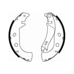 TRW GS8653 Brake Shoe Set Rear for