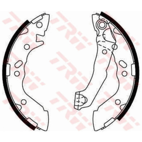 TRW GS8659 Brake Shoe Set Rear for