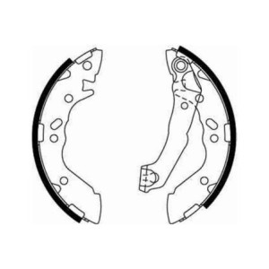 TRW GS8659 Brake Shoe Set Rear for