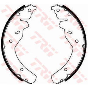 TRW GS8660 Brake Shoe Set Rear for
