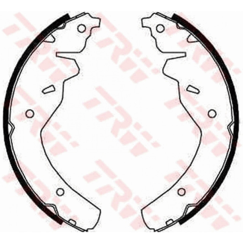 TRW GS8660 Brake Shoe Set Rear for