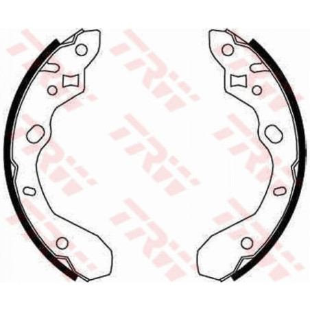 TRW GS8661 Kit ganasce freno per