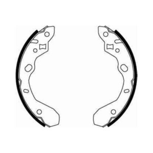 TRW GS8661 Bremsbackensatz für