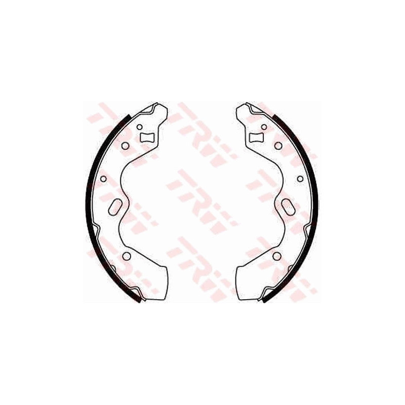 TRW GS8663 Brake Shoe Set Rear for