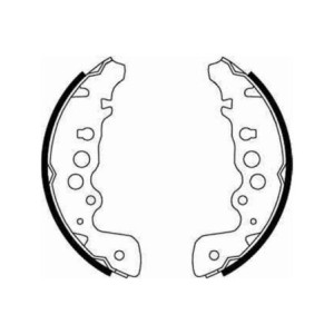 TRW GS8670 Brake Shoe Set Rear for