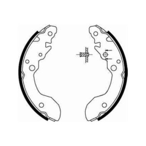 TRW GS8671 Brake Shoe Set Rear for