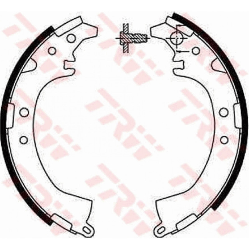 TRW GS8672 Kit ganasce freno per