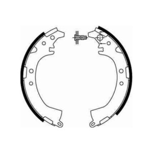 TRW GS8672 Brake Shoe Set Rear for