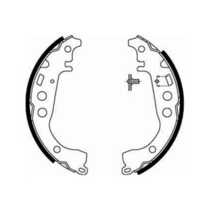 TRW GS8673 Brake Shoe Set Rear for