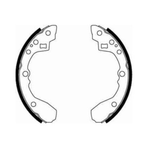 TRW GS8675 Bremsbackensatz für