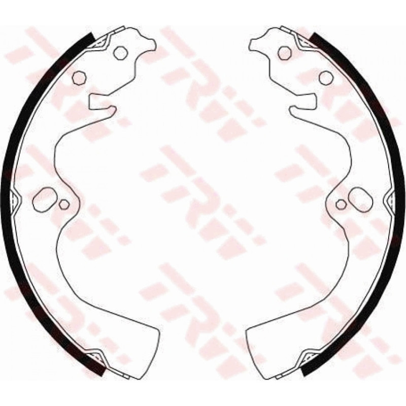 TRW GS8682 Brake Shoe Set Rear for