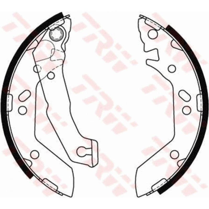 TRW GS8684 Brake Shoe Set Rear for