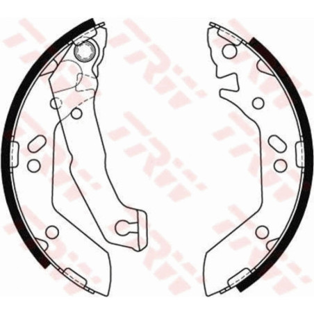 TRW GS8684 Brake Shoe Set Rear for