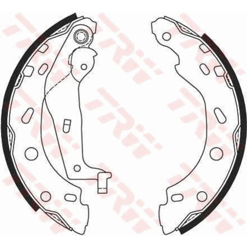 TRW GS8685 Brake Shoe Set Rear for