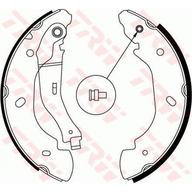 TRW GS8689 Kit ganasce freno per