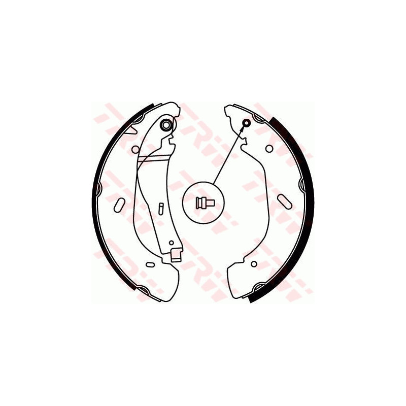 TRW GS8690 Brake Shoe Set Rear for