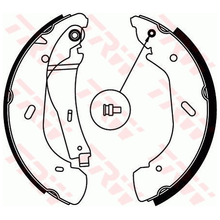TRW GS8690 Brake Shoe Set Rear for