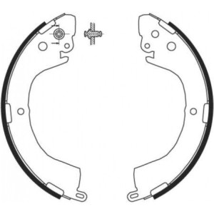 TRW GS8691 Brake Shoe Set Rear for